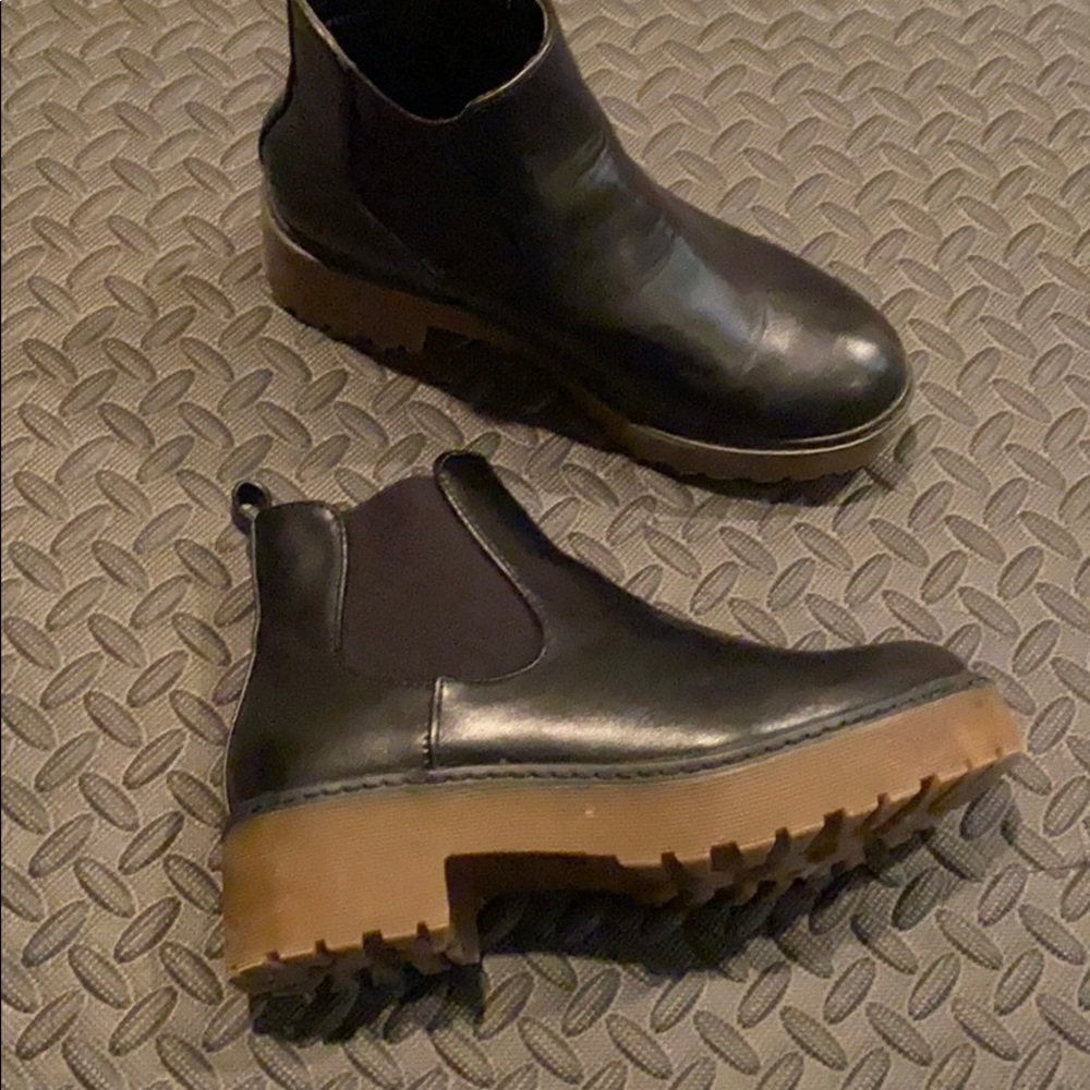 Nasty gal black booties 8